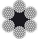 Трос стальной диаметр 15.5 мм ГОСТ 3071-88